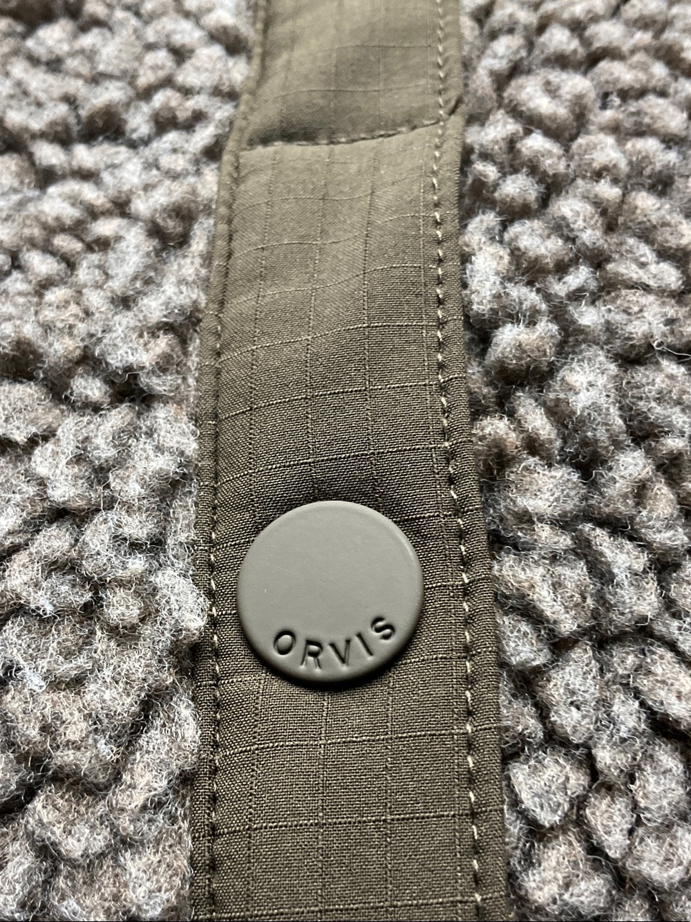 Orvis Mad River Snap Vest Raising Color Sherpa Fleece Women’s Style 3J3C Size S - Picture 6 of 11
